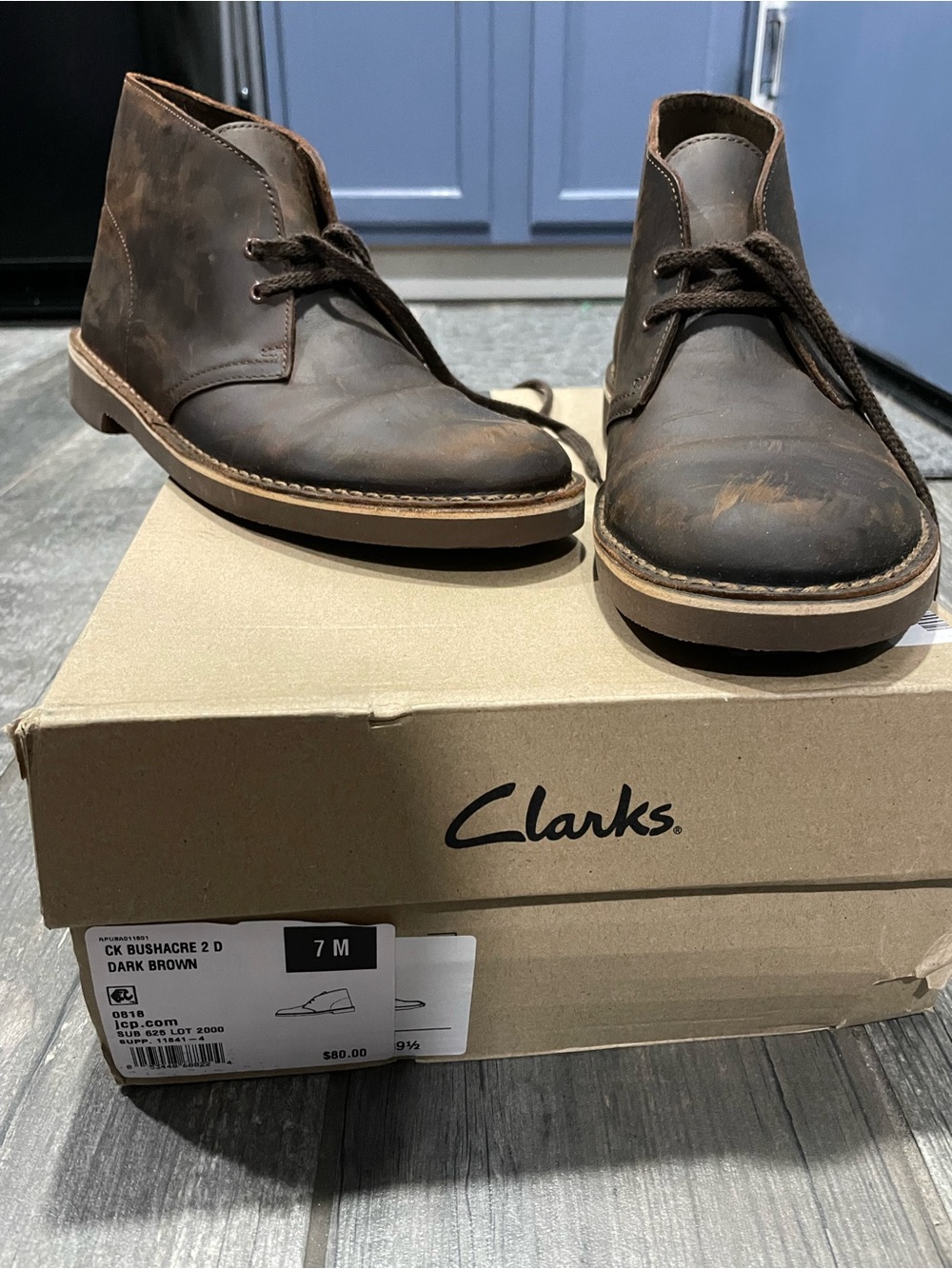 Clarks Men’s Desert Boot Chukka — Bushacre